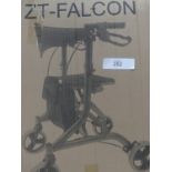 1 x Z-Tec ZT-Falcon blue rollator, model: 130-4802 - new in tatty box (GS33)