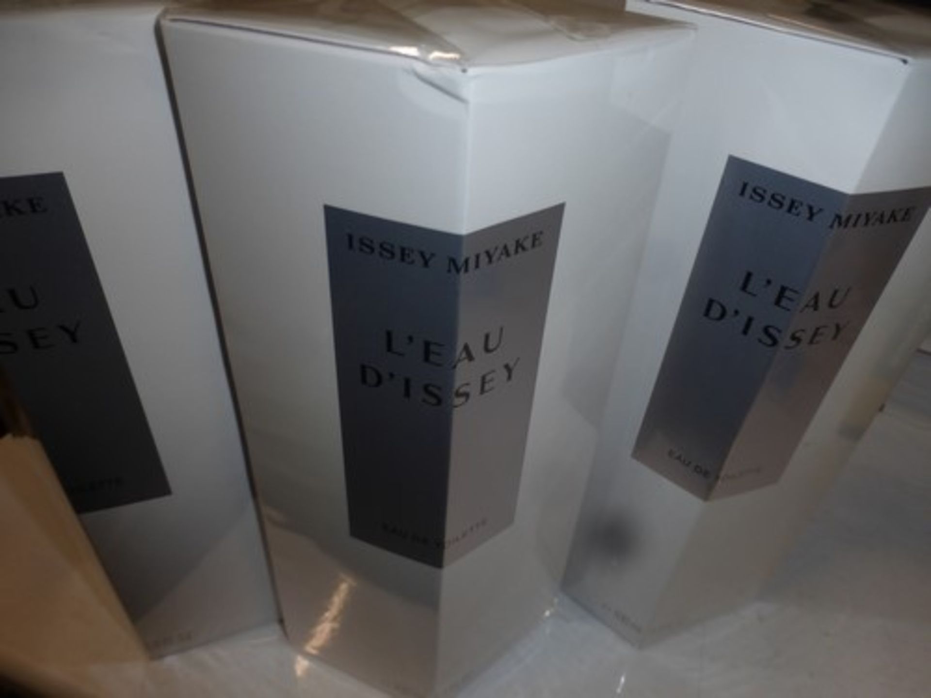 3 x bottles of 100ml Issey Miyake, L'eau D'Issey - sealed new in box (C13A)