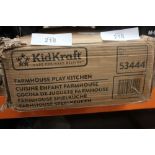 1 x KidKraft farmhouse play kitchen, code: 53444 - new in tatty box (ES11)