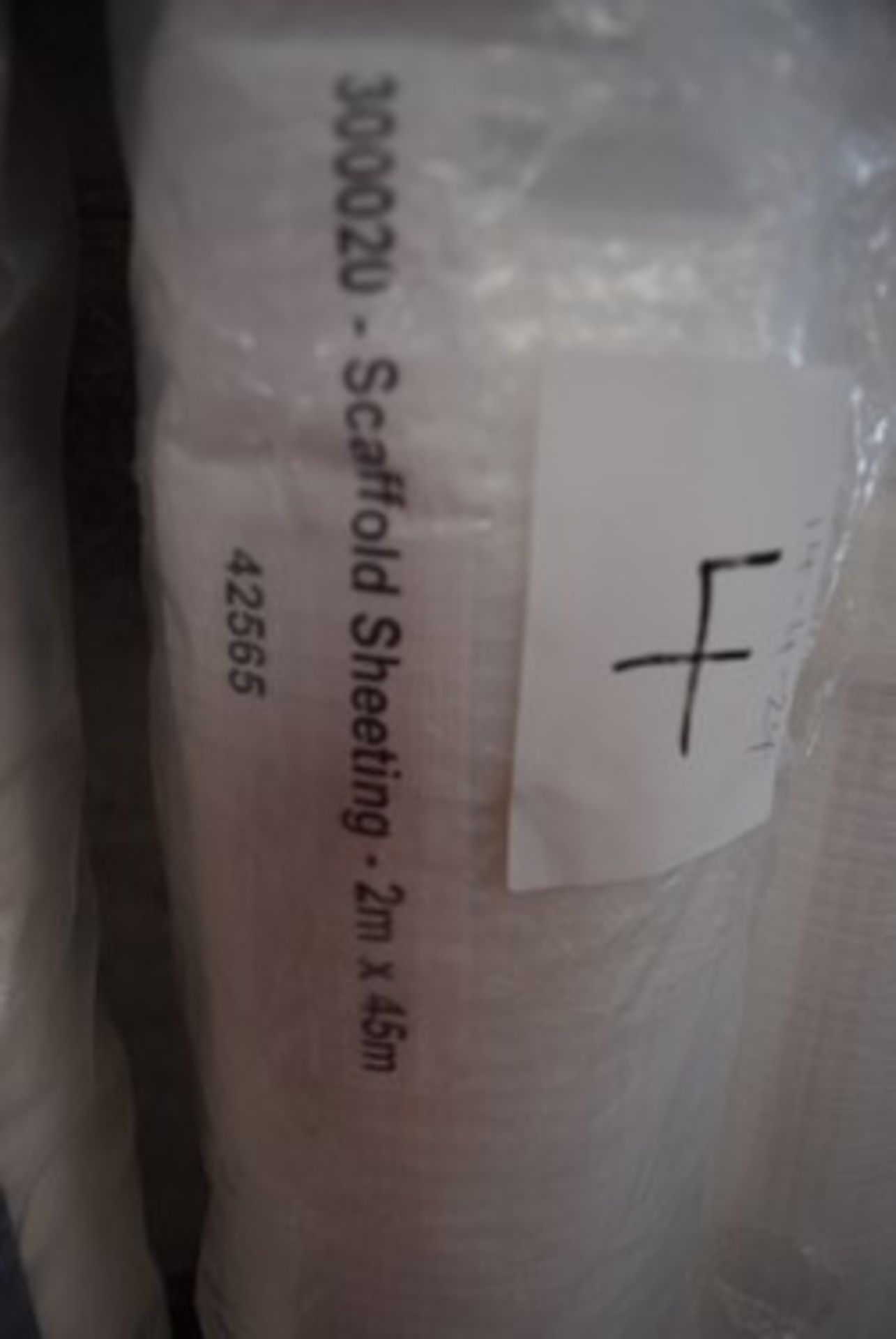 6 x rolls of assorted scaffold sheeting - new (TS) - Image 2 of 6