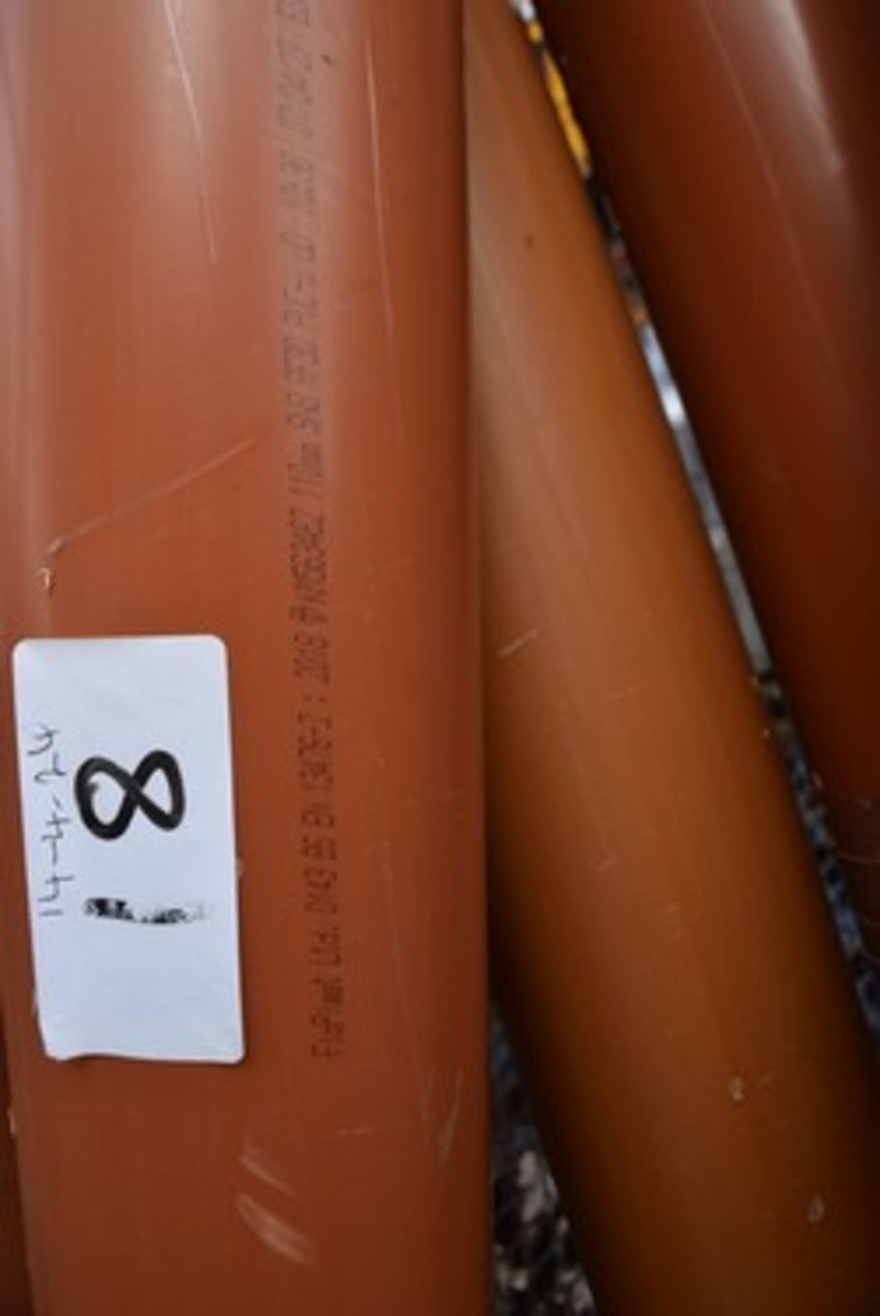 7 x approximately 3m long underground pipes, together with 2 x approximate 3m long slotted - Image 4 of 5