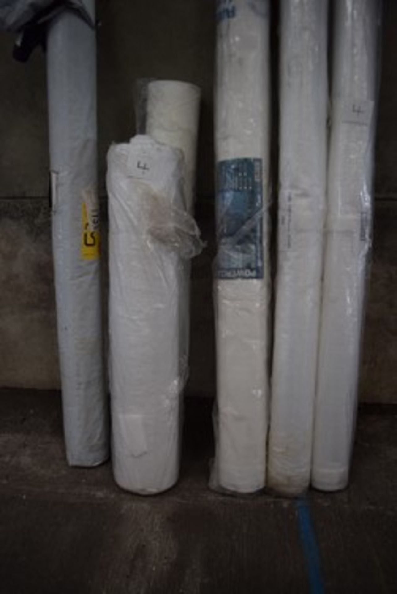 6 x rolls of assorted scaffold sheeting - new (TS)