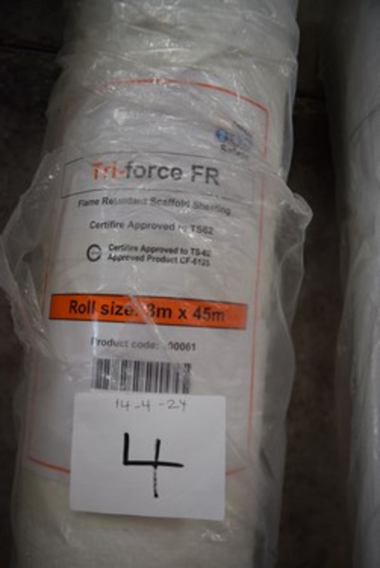 6 x rolls of assorted scaffold sheeting - new (TS) - Image 6 of 6