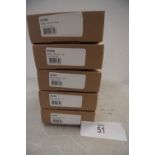 5 x Dell replacement laptop batteries, model: 2X39G 60WHR 4 cell - new in box (ES2)
