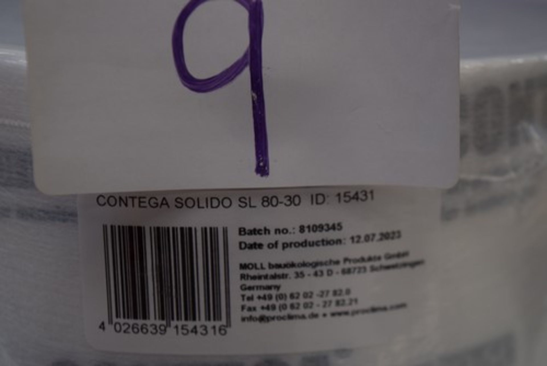 8 x rolls of Contega Solido SL sealing tape, 80mm x 30m - new (GS27B) - Image 2 of 2