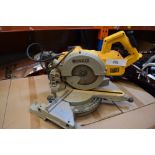 1 x DeWalt rotary chop saw, model: DW777, 240v - second-hand (SW)