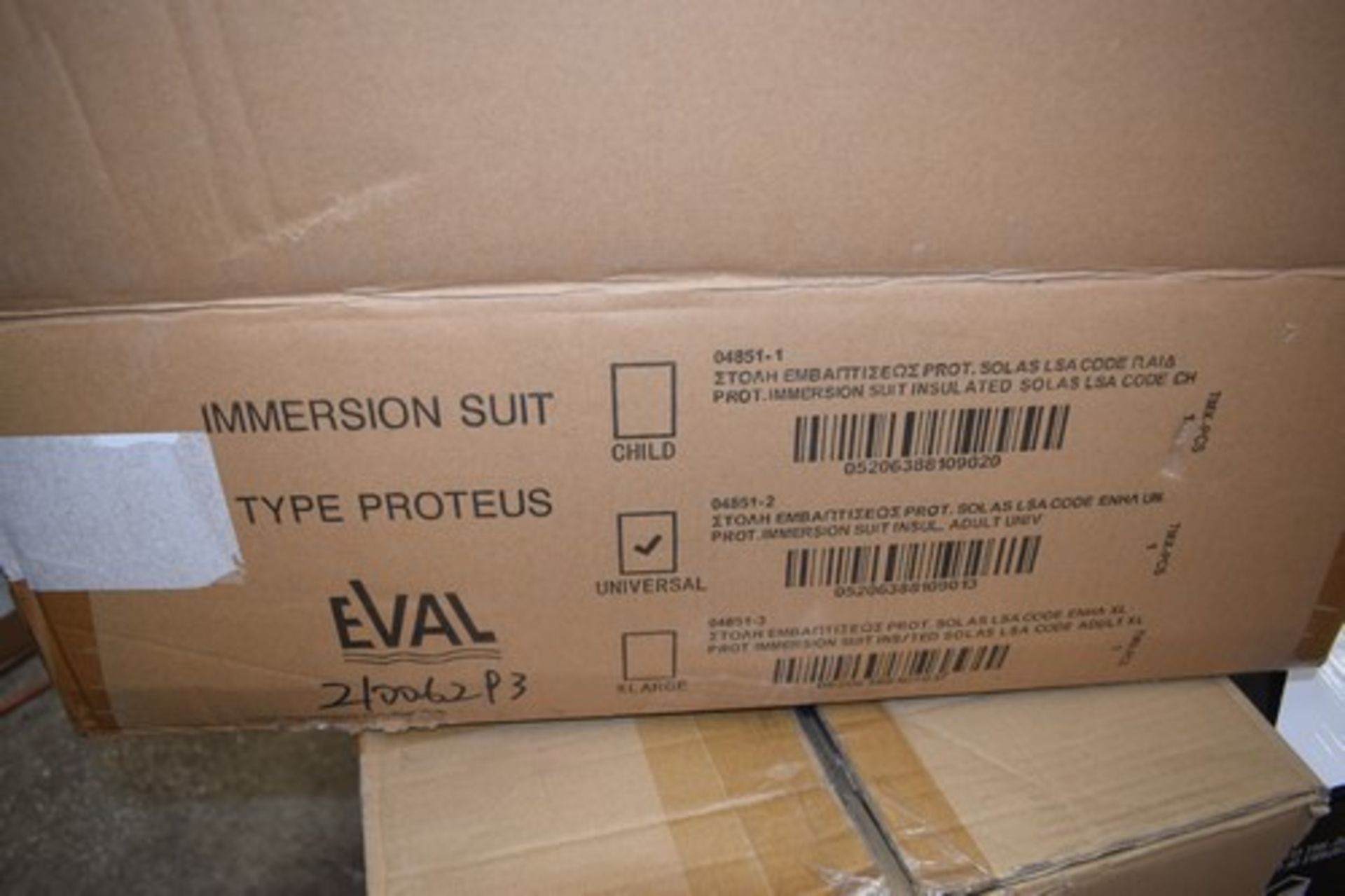 1 x Eval Proteus adult insulated immersion suit - new in box (ES11) - Image 2 of 2