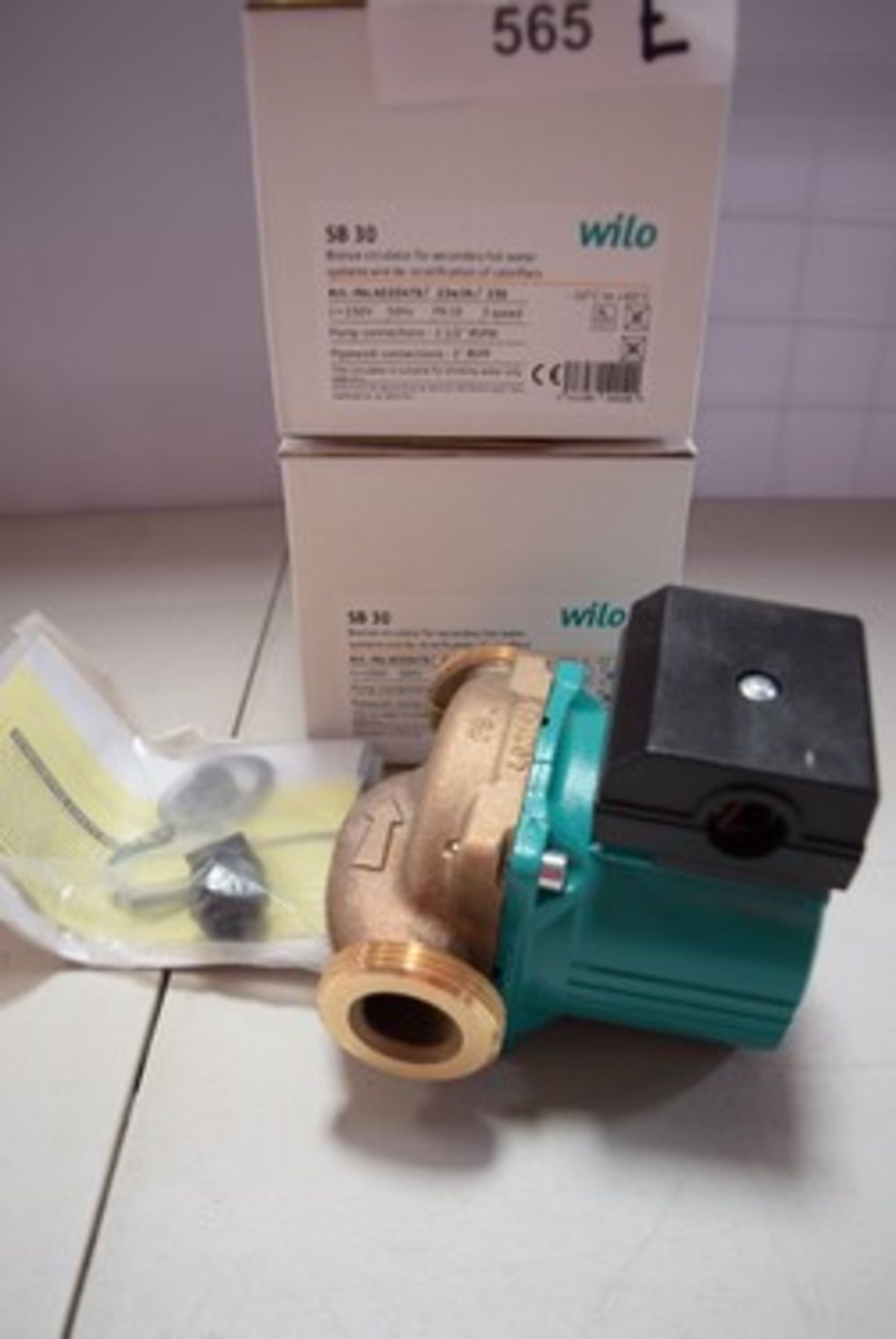 2 x Wilo SB30 secondary circulating pump, item No: 4035479 - new in box (GS30A)