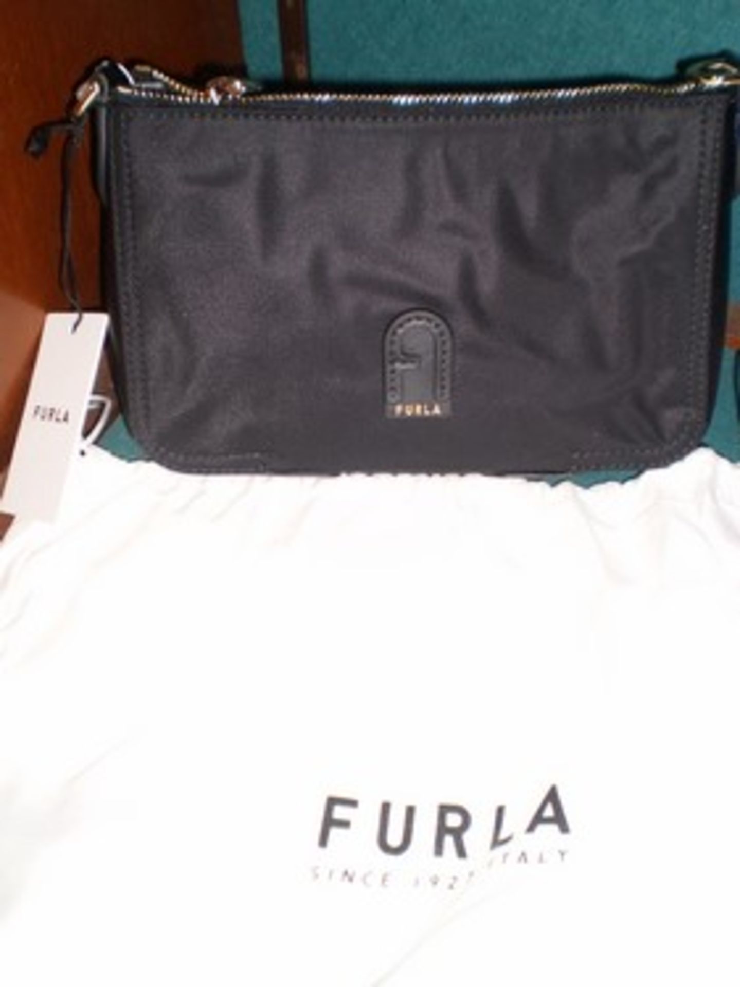 1 x Furla Alena nylon crossbody handbag and 1 x Kipling Abanu small bag - new with tags (C9B)