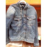1 x PMJ motorcycle denim jacket 'West Wes21', size L - new with tags (E7B)