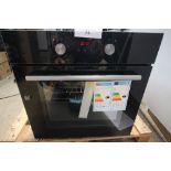 1 x Culina 65L single oven, black, model No: UB0652BK, dent on centre back panel - new (ES9)