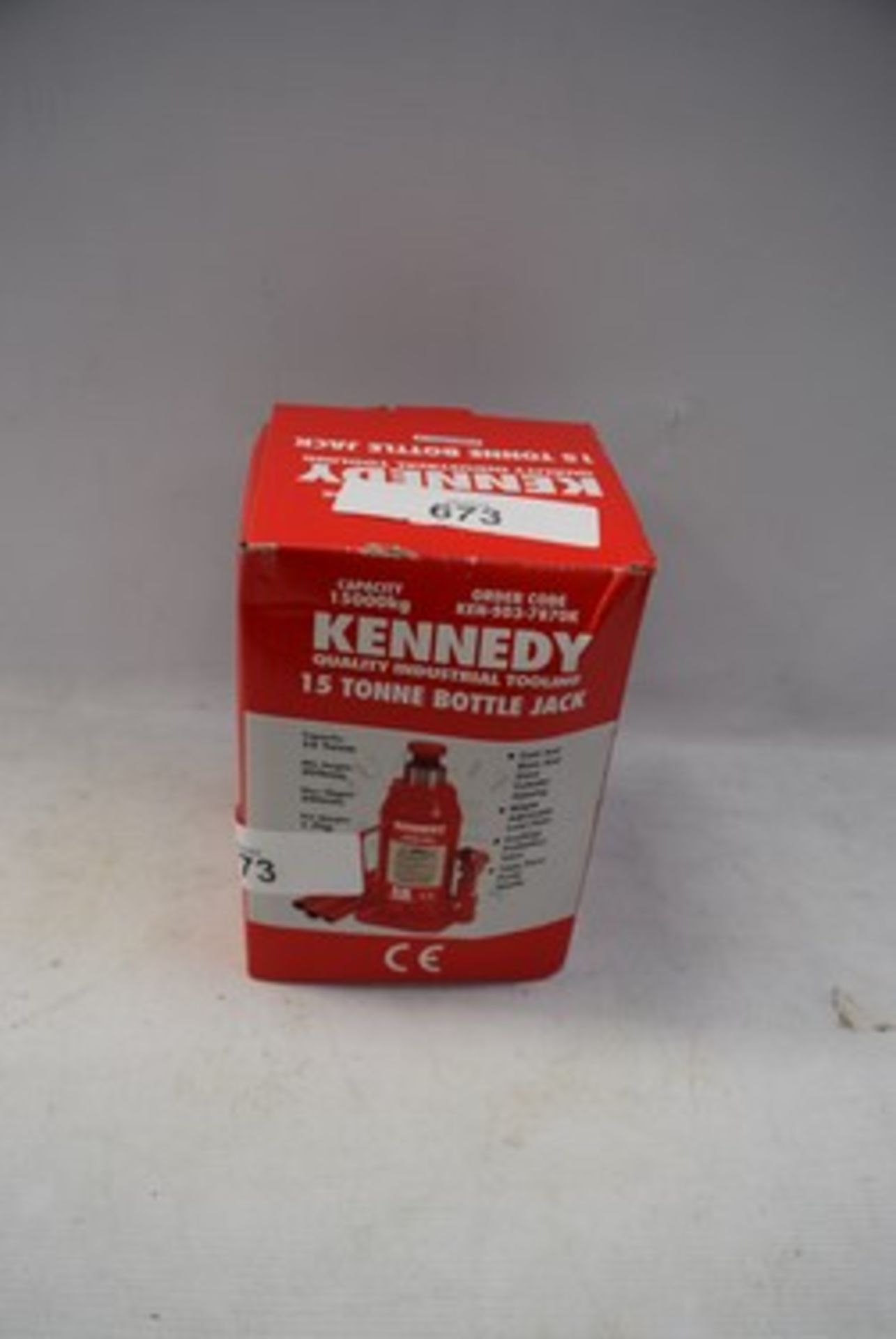1 x Kennedy 15 tonne bottle jack - new in tatty box (GS0)