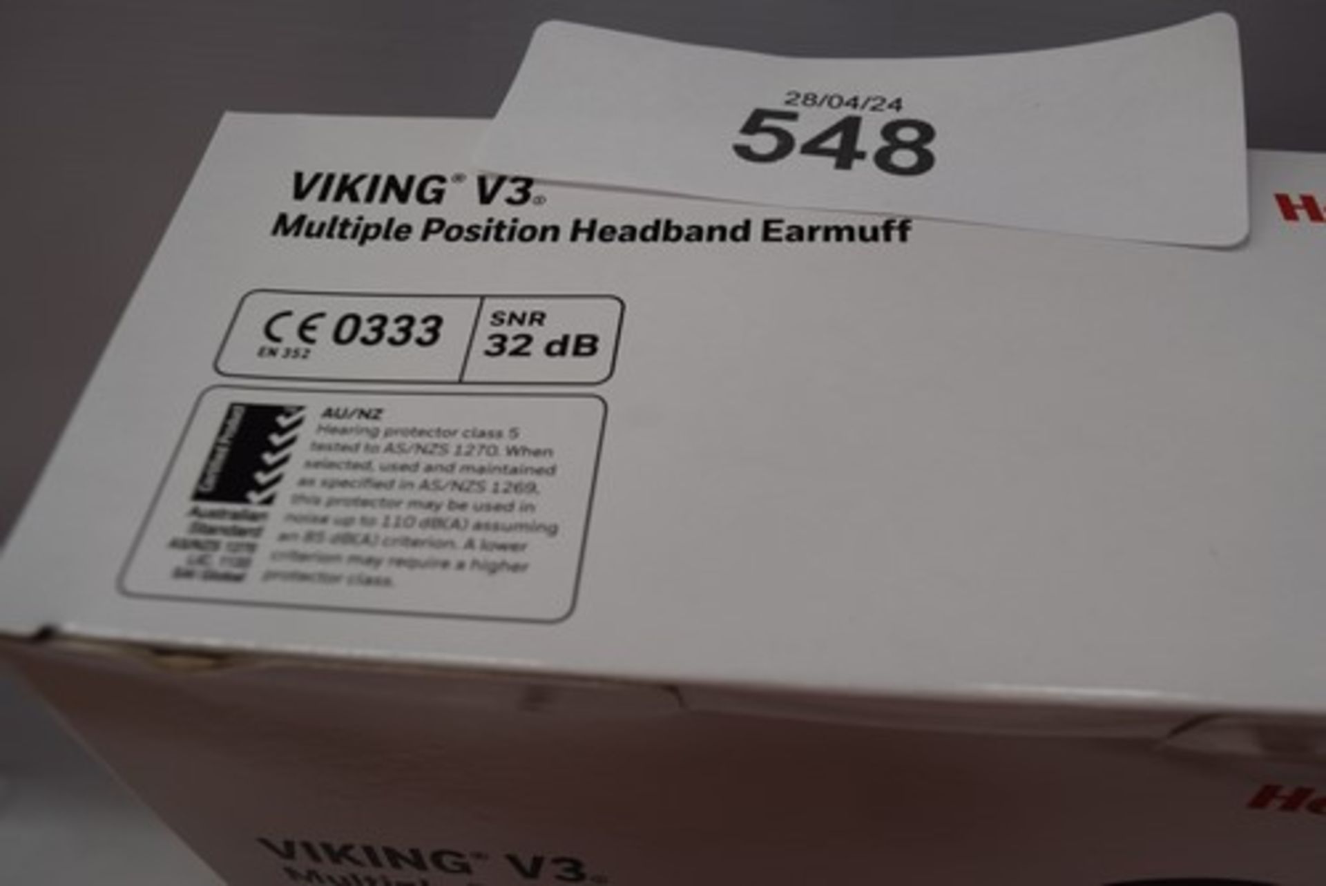 10 x Honeywell Howard light Viking V3 multiple position headband earmuffs, code 1011170, EAN - Image 2 of 3