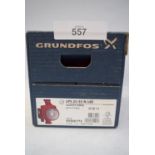 1 x Grundfos UPS 25-55 N180 hot water service circulator, 240V - New in box (GS5)