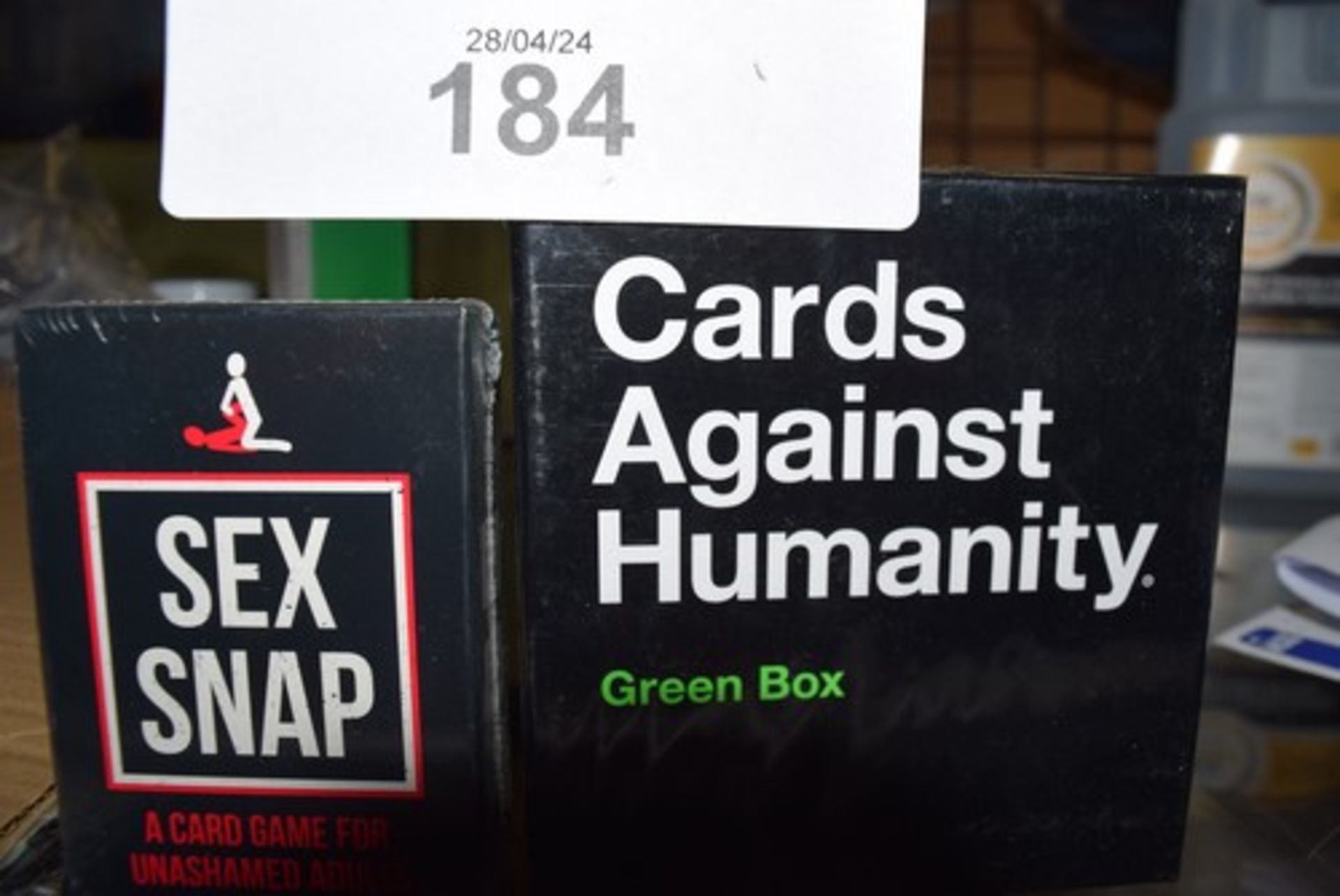 A large selection of adult games, including Cards against Humanity green box, What Do You Meme, 3 - Image 3 of 5