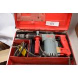 1 x Hilti TE 17 electric drill 110v-450w with original carry case - second-hand (SW)