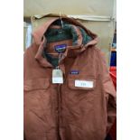 1 x Patagonia Isthmus SBU brown parka coat, size XL, RRP: Â£240 - new with labels (CR1)