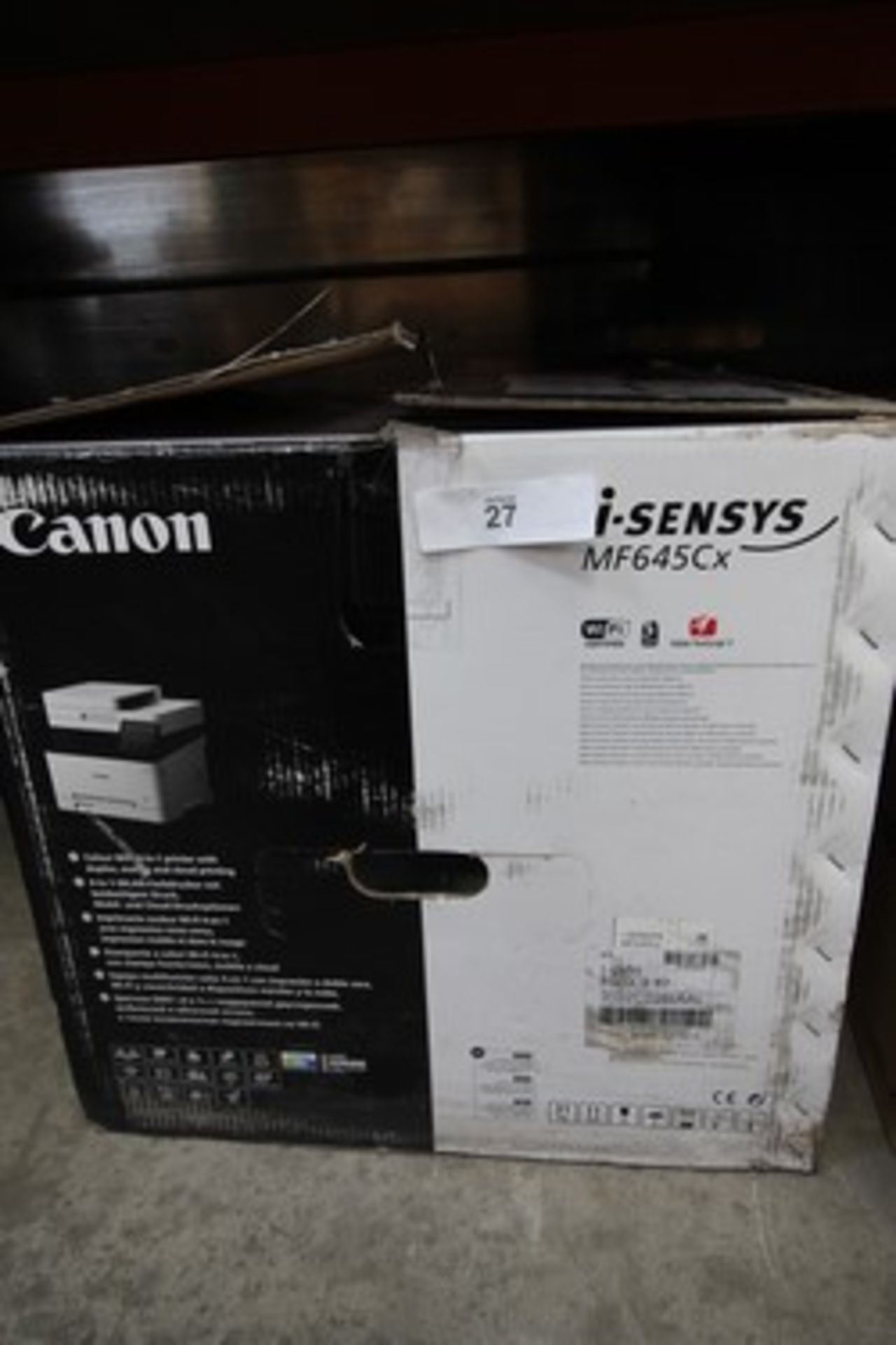 1 x Cannon I.Sensys all in one MF645CX laser printer, ref. No. 3102C026AA, dusty from storage - - Image 3 of 3