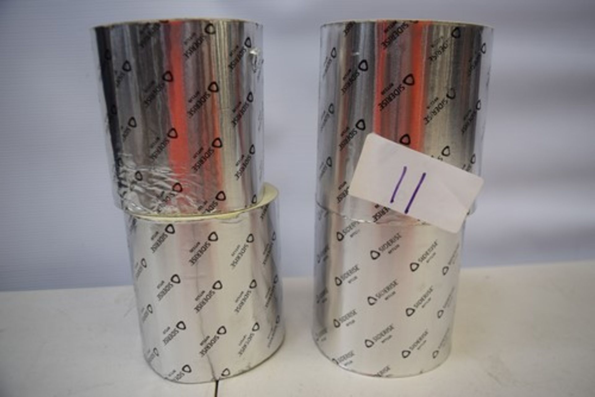 4 x rolls of Siderise, aluminium jointing tape, 120mm x 40m - new (GS27B)