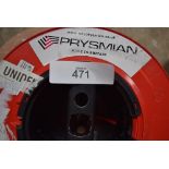 A selection of fire rated wire, including 1 x 100m reel of Firesafe 2 core, 1.5mm, 1 x 100m reel