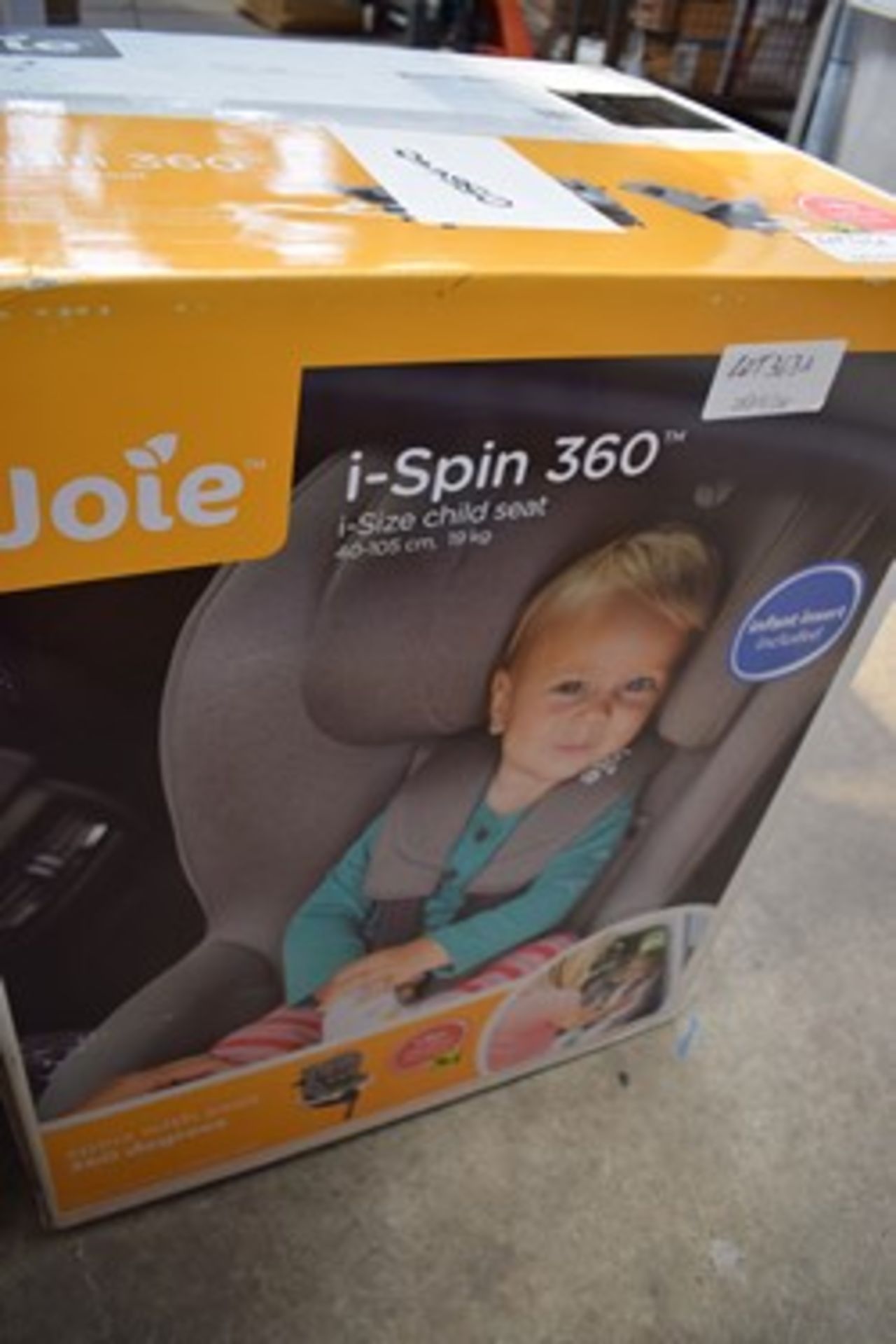 1 x Joie i-spin 360 i-size coal child's car seat, code: C1801KAC00L000, EAN: 5056080611778 -