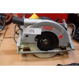 1 x Metabo electric circular saw, model: KSE 88plus 110v 1600w in red plastic carry case - second-