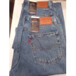 2 x pairs of Levi's Baggy Dad jeans, sizes 29 x 30 and 28 x 30 - new with tags (E8B)