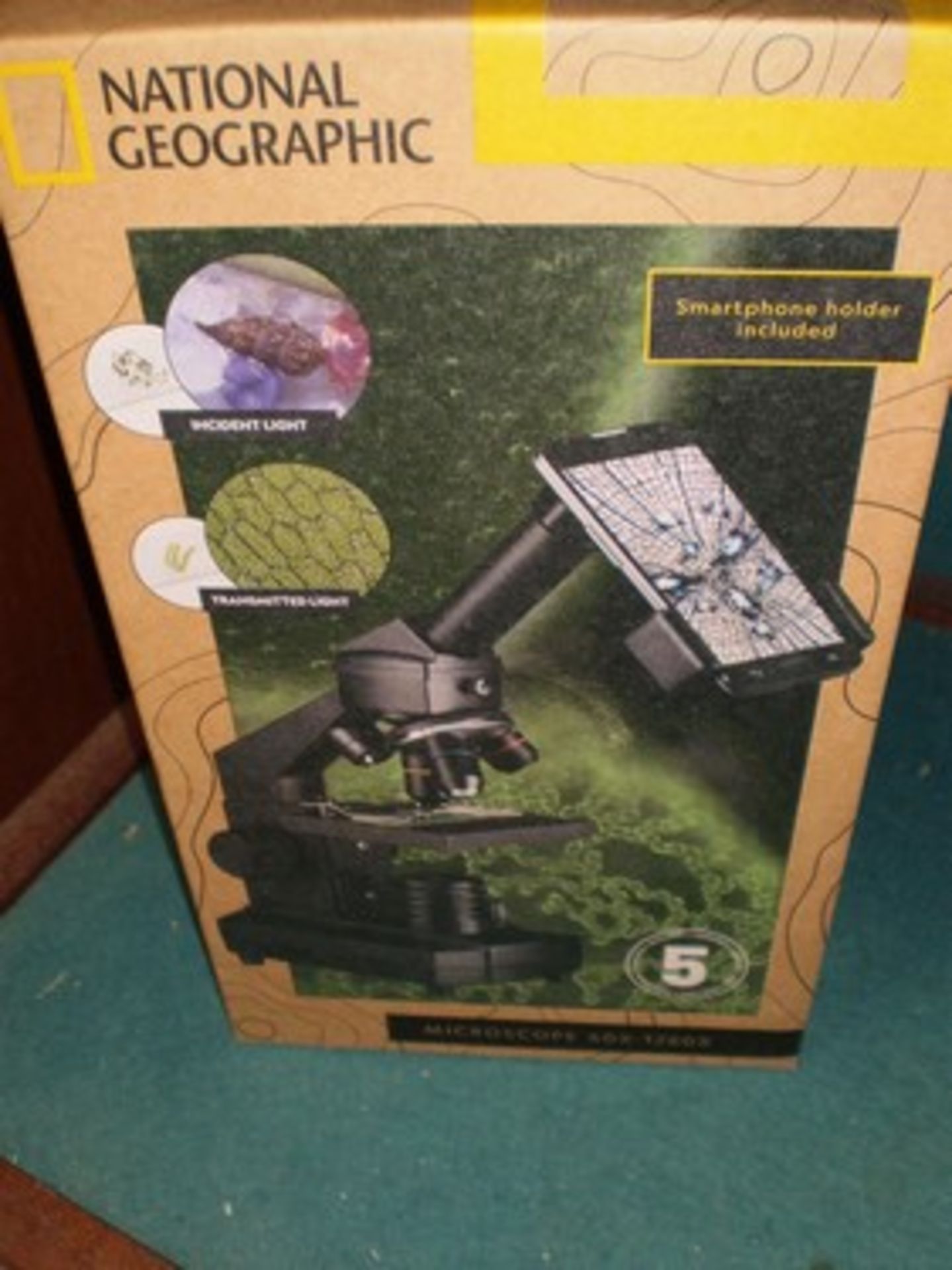 1x National Geographic microscope 40 x 1280 - sealed new in box (C9C)