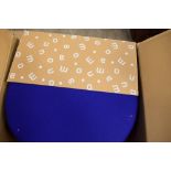 1 x Noo.ma blueberry pie folk pouf, wide - new in box (FS9)