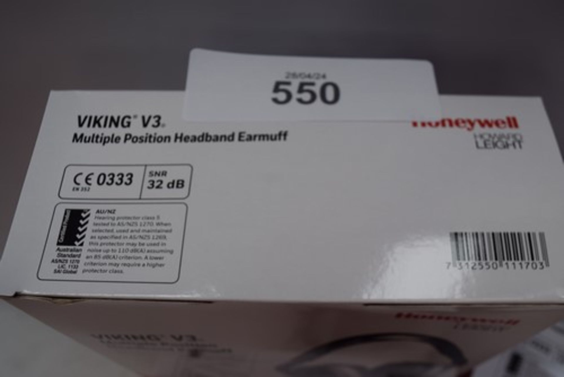 10 x Honeywell Howard light Viking V3 multiple position headband earmuffs, code 1011170, EAN - Image 2 of 3