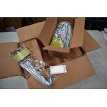 2 x boxes, each containing 60 x packs of 10 Higear 7" round wire pegs, - new in pack (adjacent S/R)