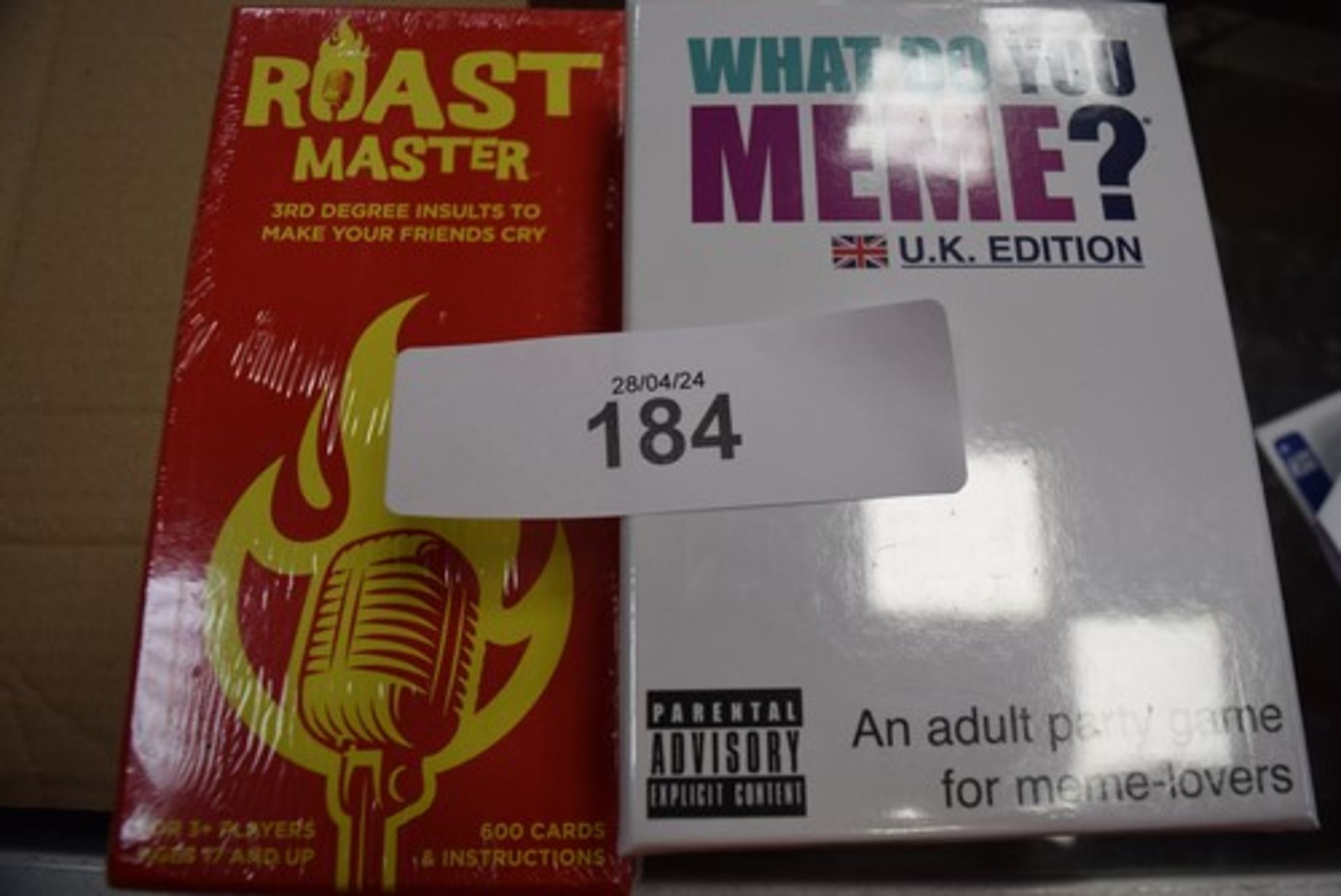 A large selection of adult games, including Cards against Humanity green box, What Do You Meme, 3 - Image 4 of 5