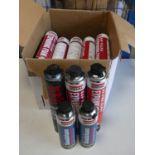 16 x 750ml cans of Soudal gap filler expanding foam, together with 2 x Soudal Soudafoam gun and foam