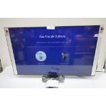 1 x Samsung 55" QLED Q80C smart TV, model: QE55Q80CAT, tatty box on one end - new in tatty box (ES9)