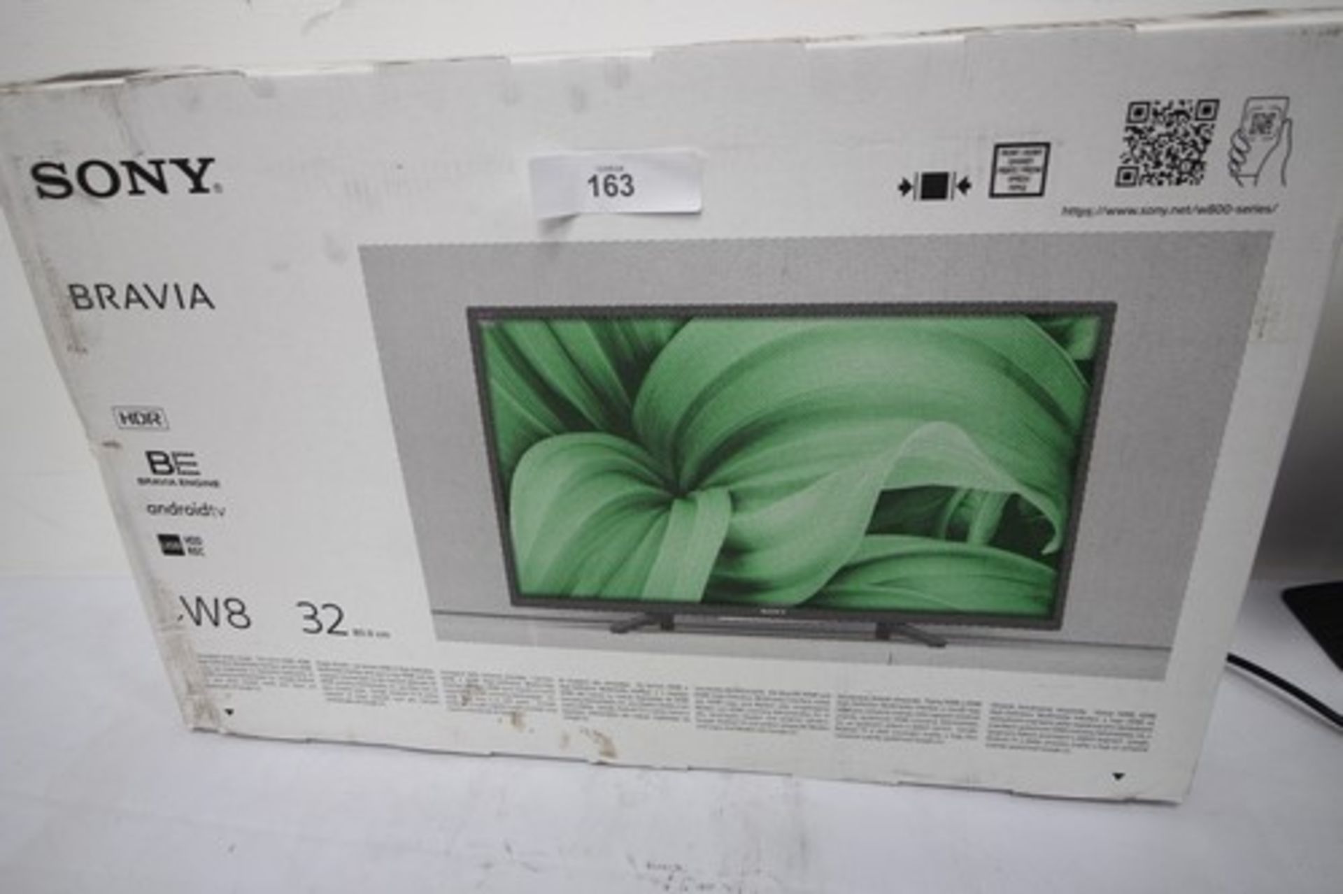 1 x Sony Bravia 32" TV, Model 32W800 - new in tatty box (ES2)