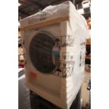 1 x Hotpoint 8kg washing machine, Model NSWE845CWSUKN, 4cm scratch/dent on right side panel - New in