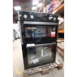 1 x Bloomberg built in double oven with fitted Beko replacement bottom glass door, Model