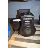 1 x Briggs & Stratton 12 HP single cylinder petrol engine - unable to test - Second hand (GSO)