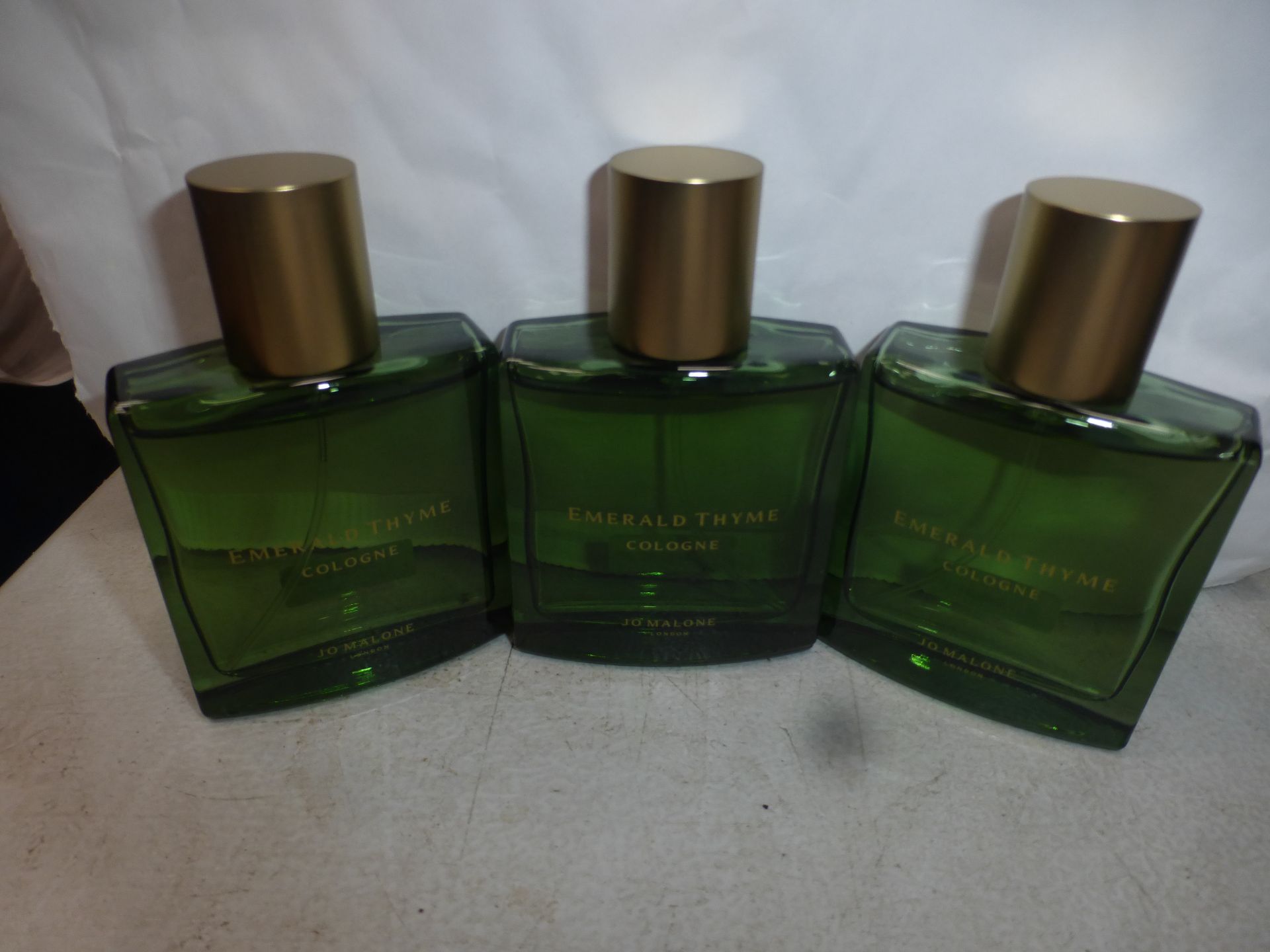 3 x 30ml bottles of Jo Malone Emerald Thyme cologne - new (C13B)