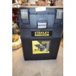 1 x Stanley Fatmax mobile workstation, code 1.94-210, size 54.9 x 41.3 x 73.3cm, some marks due to