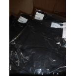 30 x Topman LA t-shirts, all black and all size small - sealed new in pack (E7B)