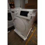 1 x Bosch Serie 4 tumble dryer machine, Model WTH84001GB, damaged control panel and top panel -