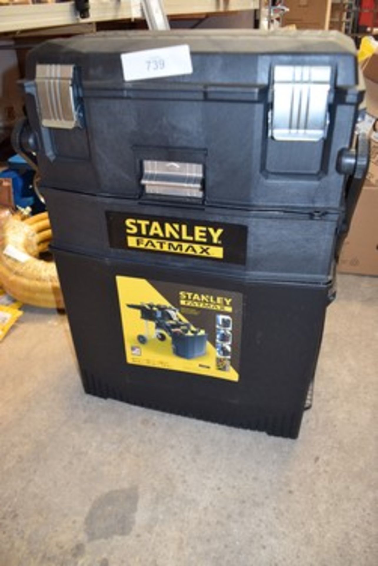 1 x Stanley Fatmax mobile workstation, code 1.94-210, size 54.9 x 41.3 x 73.3cm, some marks due to - Image 2 of 5