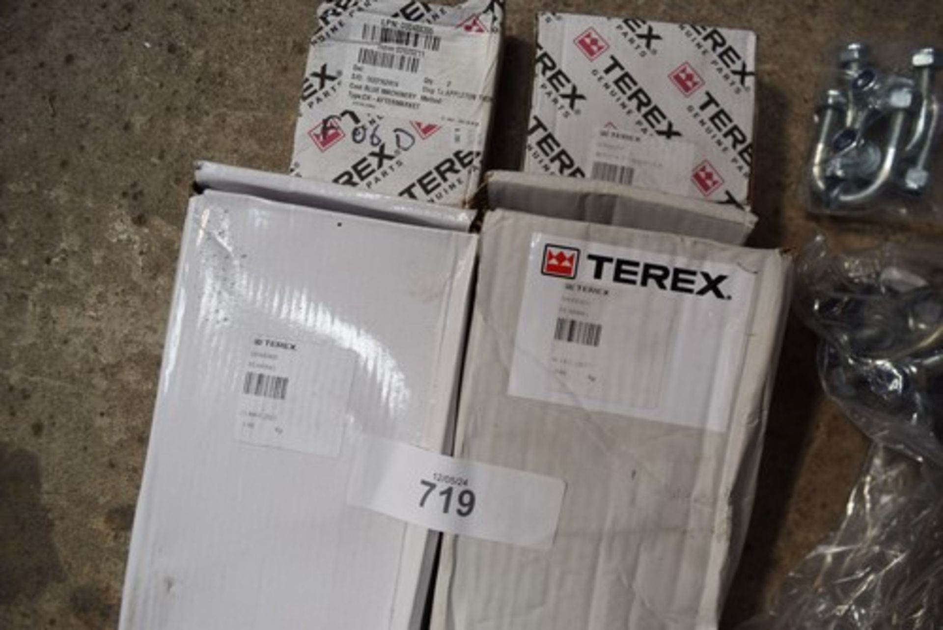 Terex spares, 2 x bearings, part No. 09900405, 2 x part No. 02020211 and assorted U bolts - new ( - Image 2 of 4