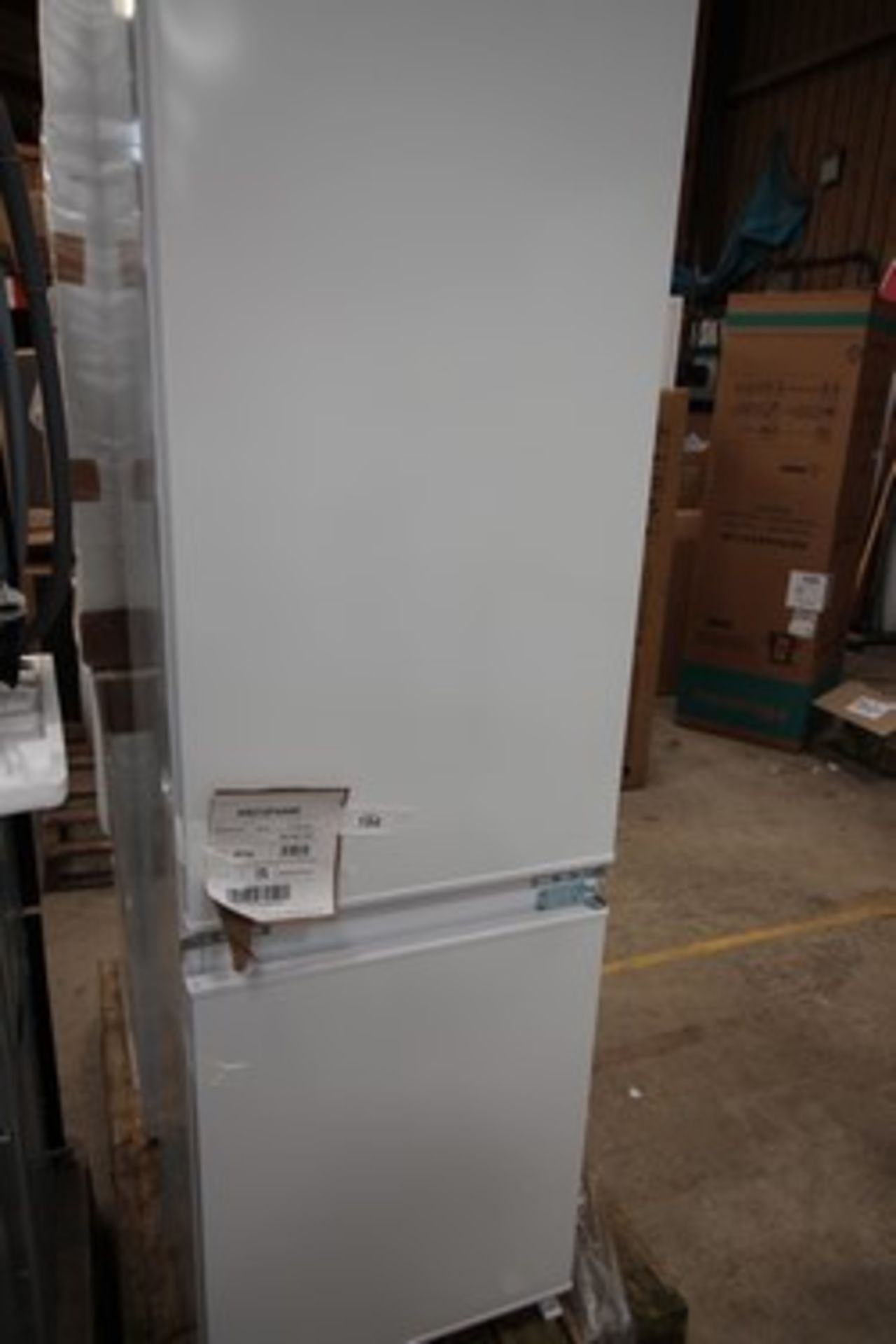 1 x Hisense built in fridge freezer, Model RIB312F4AWE, dented top right corner - New (eBay 10)