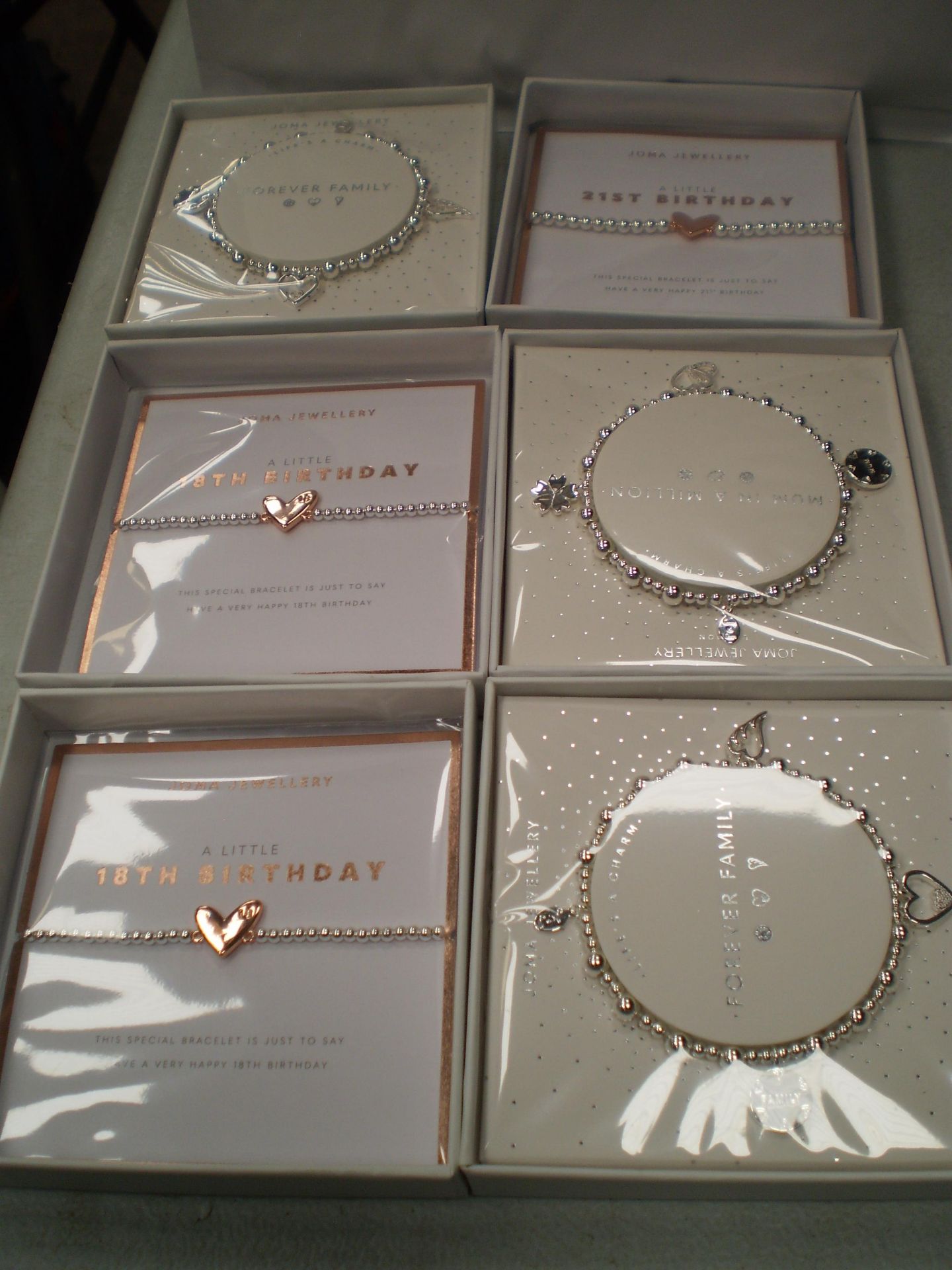6 x Joma jewellery bracelets and 9 x pairs of Joma earrings - new in box (C13A)