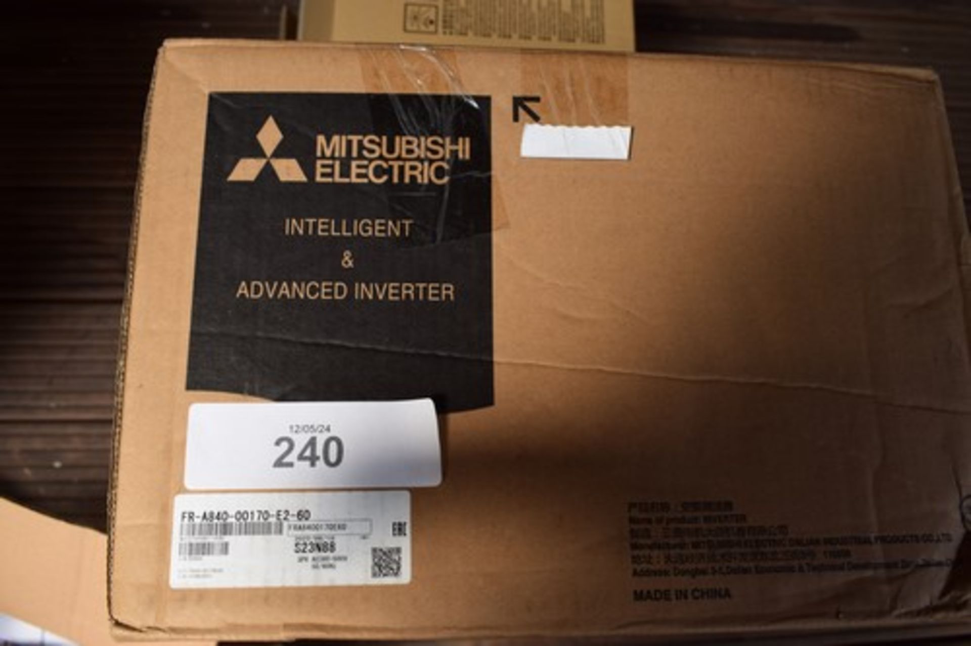 1 x Mitsubishi electric inverter AC, Model FR-AS40-00170-E2-60, 3 phase, 5.5KW 12A IP20 - New in box