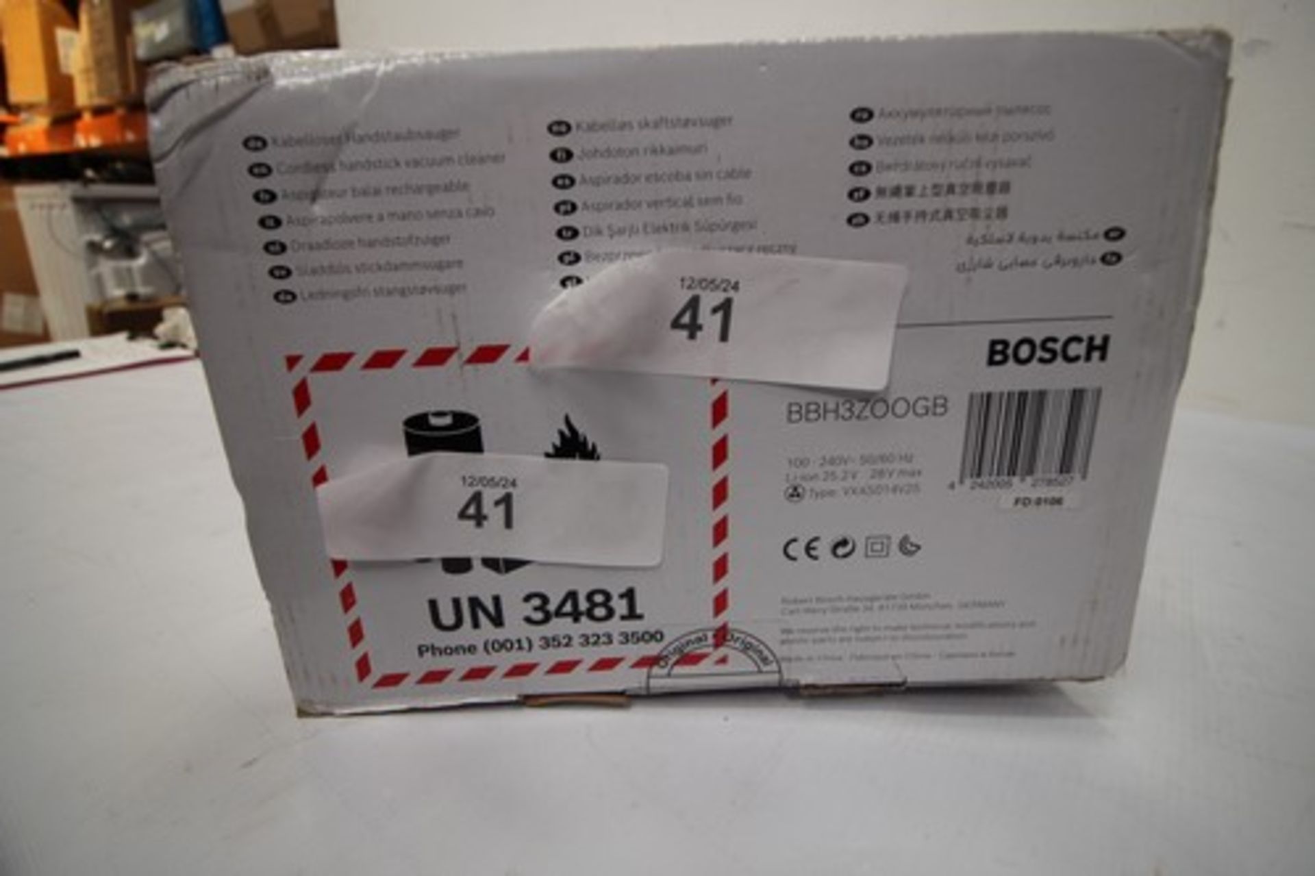 1 x Bosch Flexxo Gen 2 series 4 vacuum, model No: BBH3Z00GB - new in tatty box (ES5) - Image 2 of 2