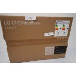 1 x LG UHD 27" monitor, model No: 27UL550P - sealed new in box (ES3 cage)