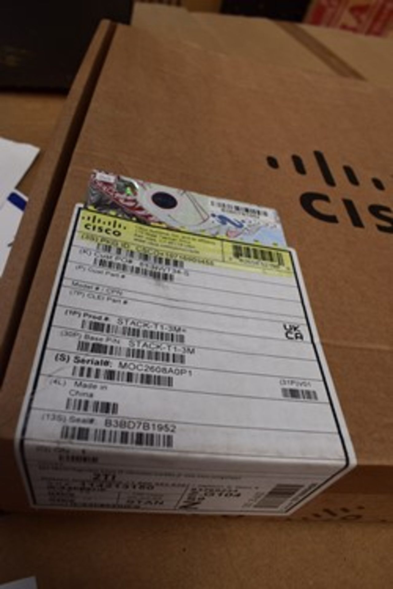 1 x Cisco Stack-T1-3M= - Sealed new in box (C18) - Image 2 of 2
